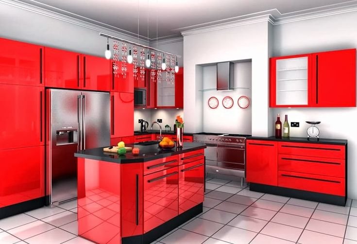 Modern Red Kitchen Design Ideas for a Stylish Home