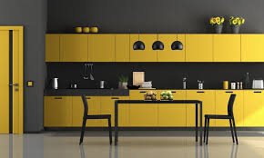 Bright & Stylish Yellow Kitchen Interiors