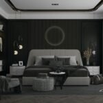 Dark Master Bed room